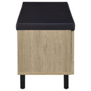 Clackamas - 2 Door Storage Bench With Padded Seat