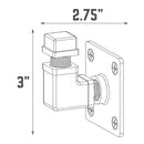 90 Degree Square Elbow Wall Hook Kit (2 Pack)