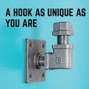 90 Degree Square Elbow Wall Hook Kit (2 Pack)