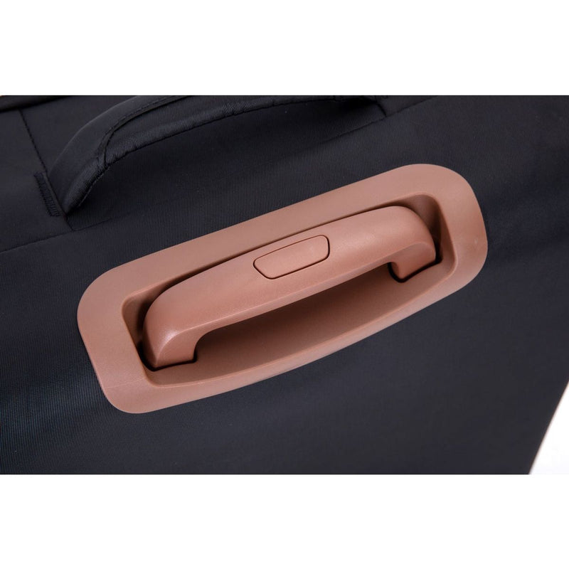 4-Piece Set (16/20/24/28), Softshell Suitcase Spinner Wheels Terylene Luggage Sets Carry On Suitcase Luggage Lightweight Durable Suitcase Black