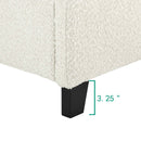 Platform Bed & Upholstered Headboard by HouseOfZazla
