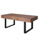 Rectangular Coffee Table With U-Shaped Legs Living Room - Multi by HouseOfZazla