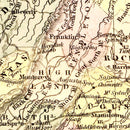 Vintage Map of Virginia 1853