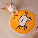 Cartoon Non-slip Floor Mats, Pet Carpets, Cat Mats, Sleeping Cat Cage Mats, Warm Cat Supplies