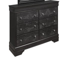 Shaker - Crocodile Metallic Dresser by Unique Piece Furniture