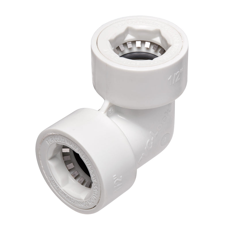 1/2" PVC-Lock Elbow 33774, photo 2 of 2