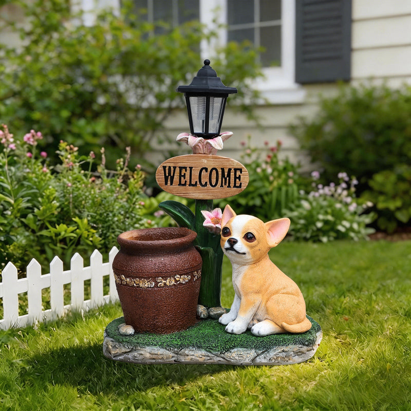 Sitting Corgi Dog Planter Outdoor Decor, photo 8 of 10
