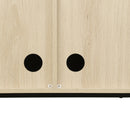 3 Door Cabinet, Sideboard Accent Cabinet, Storage Cabinet for Living Room, Hallway Entryway Kitchen