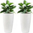 Tall Planters Set With Water Level Monitor And Auto Watering by HouseOfZazla
