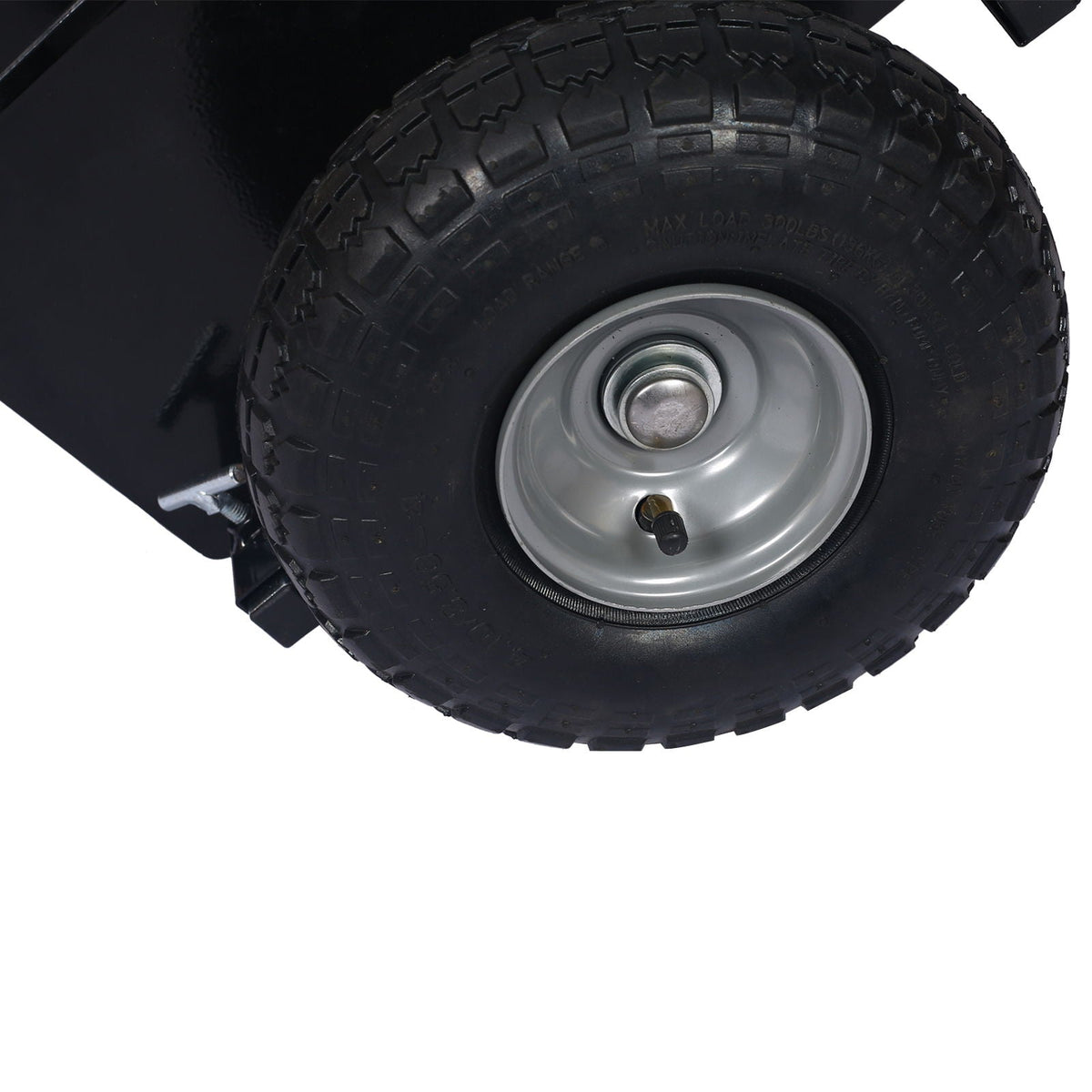 Heavy Duty 600Lb Panel Dolly With 10In. Pneumatic Wheels Alloy Steel - Black, photo 2 of 8
