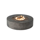Fiber Reinforced Outdoor Fire Pit Table - Black / Gray by HouseOfZazla