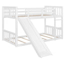 Bunk Bed With Convertible Ladder And Slide by HouseOfZazla