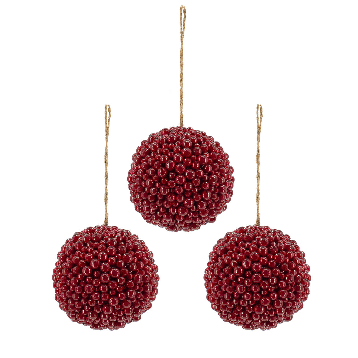 6.5" Traditional Red Berry Ball, photo 2 of 9