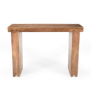 TREXM Console Table in Honey Finish