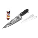 Plastic 13 Inch Chef’s Knife Silver Blade and Black Handle