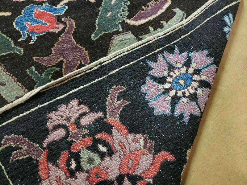 4' 5" X 16' 1" Antique Karabagh Caucasian Rug Handmade Wool Carpet Organic Dye