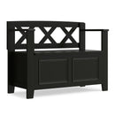 Amherst - Small Transitional Entryway Storage Bench by HouseOfZazla