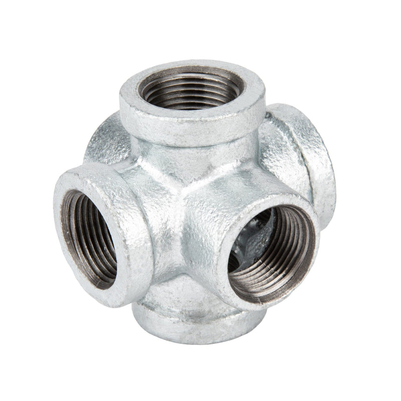 3/4 in. Galvanized 6-Way Fitting