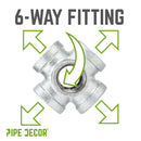 3/4 in. Galvanized 6-Way Fitting
