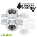 3/4 in. Galvanized 6-Way Fitting