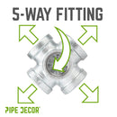 1/2 in. Galvanized 5-Way Fitting