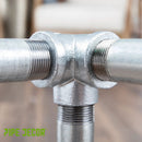 1 in. Galvanized Side Outlet Elbow by PIPE DECOR