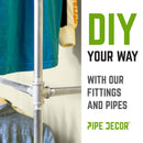 1 in. Galvanized Iron Side Outlet Tee by PIPE DECOR