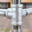 1 in. Galvanized Iron Side Outlet Tee