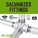 3/4 in. Galvanized Square Cap