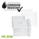 3/4 in. Galvanized Square 90 Degree Elbow