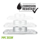 3/4 in. Galvanized Square Floor Flange