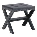 Upholstered Accent Bench With Nailhead Trim by HouseOfZazla