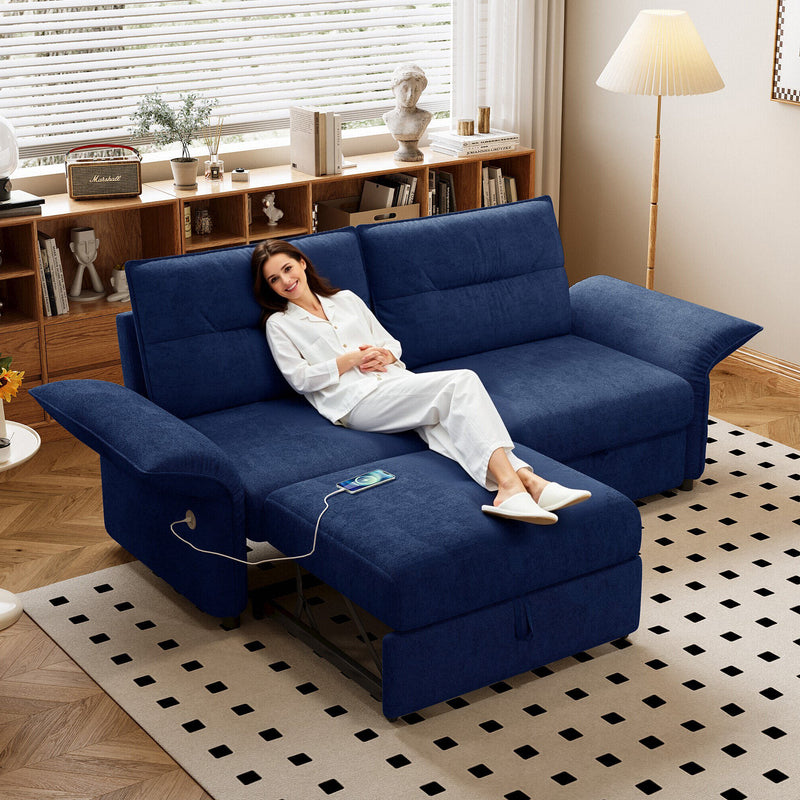 Multi-Functional 85-Inch Convertible Sofa Bed, photo 2 of 10