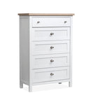 Windmill Harbour - Drawer Chest - White Whisp And Sand by Unique Piece Furniture