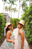 Raffia Bucket Hat with Charms