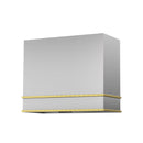 Akicon 36" Stainless Steel Wall Mount Range Hood with 600 CFM Vent Hood - AK-HS36HB-BS