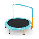 36 Inch Kids Trampoline Mini Rebounder with Full Covered Handrail by LJGDeals