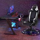 Massage Gaming Chair with Lumbar Support and Headrest by LJGDeals