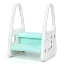 Kids Step Stool Learning Helper with Armrest for Kitchen Toilet Potty Training by LJGDeals