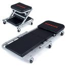 2-in-1 Mechanic Creeper and Z-Seat with 6 Swivel Casters by DirectDeals