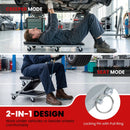 2-in-1 Mechanic Creeper and Z-Seat with 6 Swivel Casters by DirectDeals