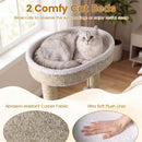 36" Cat Tree with Plush Perches & Scratching Posts by LJGDeals