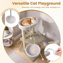 36" Cat Tree with Plush Perches & Scratching Posts by LJGDeals