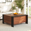 36.5 Inch Coffee Table with Sliding Top and Hidden Compartment by LJGDeals