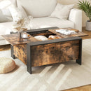 36.5 Inch Coffee Table with Sliding Top and Hidden Compartment by LJGDeals