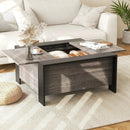 36.5 Inch Coffee Table with Sliding Top and Hidden Compartment by LJGDeals