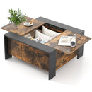 36.5 Inch Coffee Table with Sliding Top and Hidden Compartment by LJGDeals