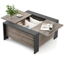 36.5 Inch Coffee Table with Sliding Top and Hidden Compartment by LJGDeals