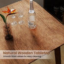 Counter Height Bar Table 36" with Solid Rubberwood Legs by LJGDeals