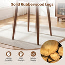 Counter Height Bar Table 36" with Solid Rubberwood Legs by LJGDeals